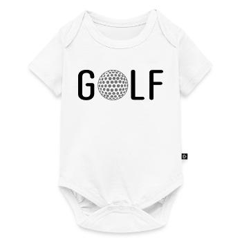 Golf - Baby Premium Kurzarmbody - Weiß - Vorne