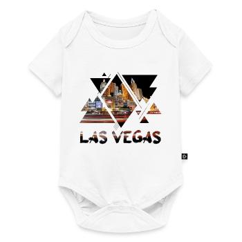 Las Vegas Nevada USA Amerika Casino - Baby Premium Kurzarmbody - Weiß - Vorne