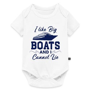 J’aime les Gros Boats et je ne sais pas faire de drôles - Body à manches courtes Premium Bébé - blanc - Devant