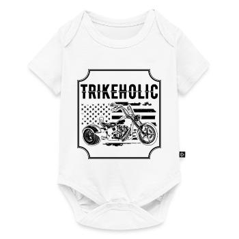 Trike - Baby Premium Kurzarmbody - Weiß - Vorne