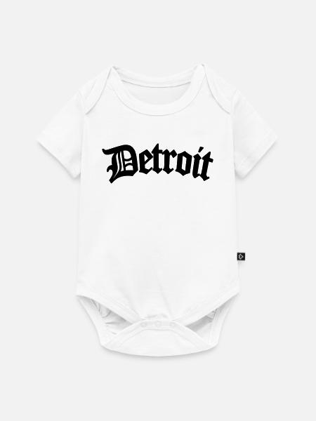 detroit - Baby Premium Kurzarmbody - Weiß
