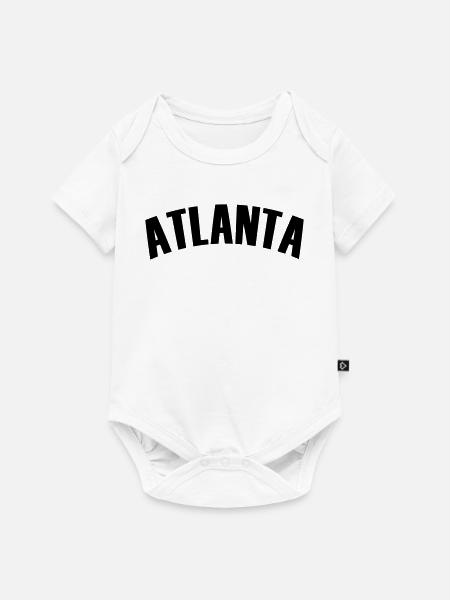 atlanta shirt - Baby Premium Kurzarmbody - Weiß