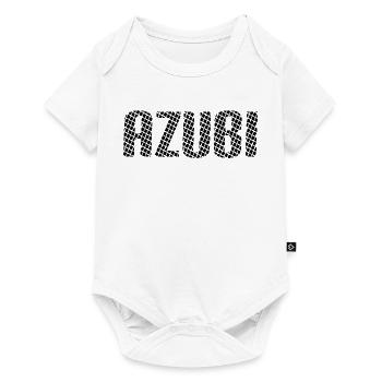 Azubi Tshirt 6 23 schwarz - Baby Premium Kurzarmbody - Weiß - Vorne