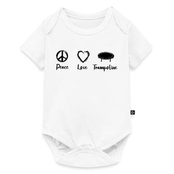 Motivation pour le trampoline - Body à manches courtes Premium Bébé - blanc - Devant