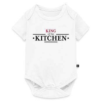 Roi de la cuisine - Body à manches courtes Premium Bébé - blanc - Devant