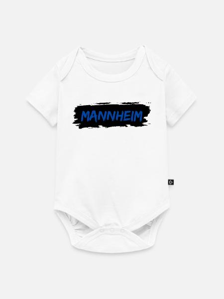 Mannheim - Baby Premium Kurzarmbody - Weiß