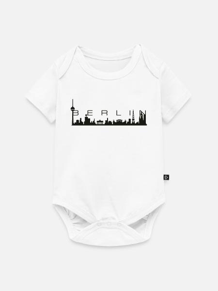 Berlin Skyline - Baby Premium Kurzarmbody - Weiß