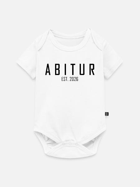 Abitur 2026 - Baby Premium Kurzarmbody - Weiß