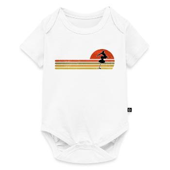 Retro Vintage Hydrofoil - Baby Premium short-sleeve bodysuit - white - Front