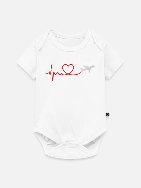 Travel - Baby Premium Kurzarmbody - Weiß