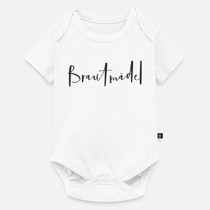 Brautmädel – Lustiges Hochzeits-Textdesign - Baby Premium Kurzarmbody - Weiß