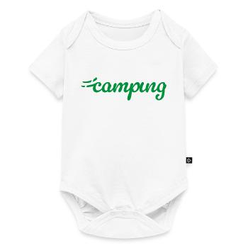 Camping Hashtag Camping-Van Life Camping Fan - Body à manches courtes Premium Bébé - blanc - Devant