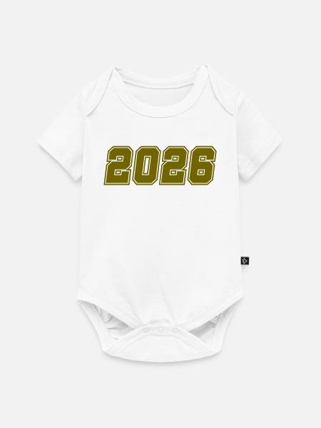 2026- - Baby Premium Kurzarmbody - Weiß