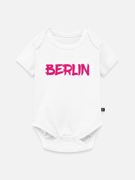 Berlin - Deutschland - Hauptstadt - Berliner Bär - Baby Premium Kurzarmbody - Weiß