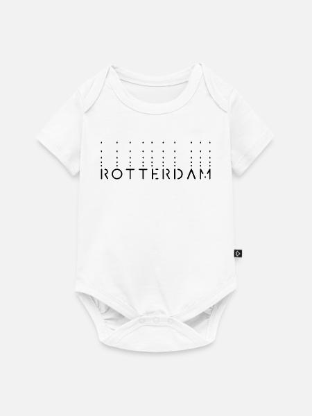Sprudelndes Rotterdam - Baby Premium Kurzarmbody - Weiß