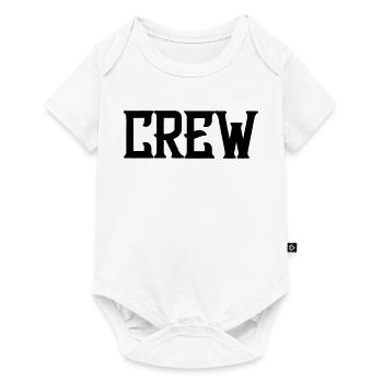 crew_schrift - Baby Premium short-sleeve bodysuit - white - Front