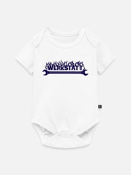 Werkstatt - Baby Premium Kurzarmbody - Weiß