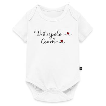 Waterpolo Coach with a Heart Design - Baby Premium short-sleeve bodysuit - white - Front