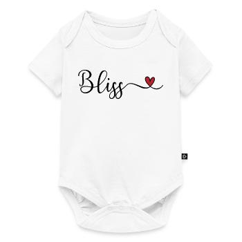 félicité - Body à manches courtes Premium Bébé - blanc - Devant
