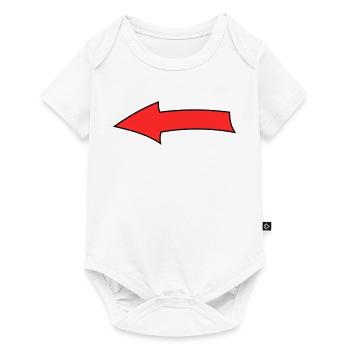 Arrow bow - Baby Premium short-sleeve bodysuit - white - Front