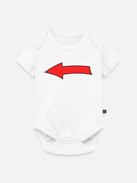 Pfeilbogen - Baby Premium Kurzarmbody - Weiß