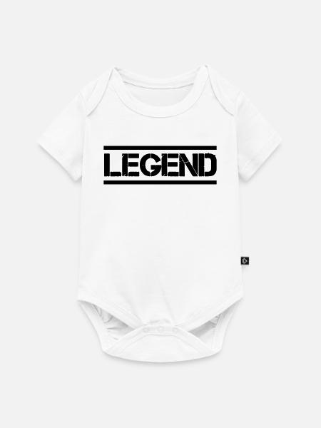 Legend, - Baby Premium Kurzarmbody - Weiß