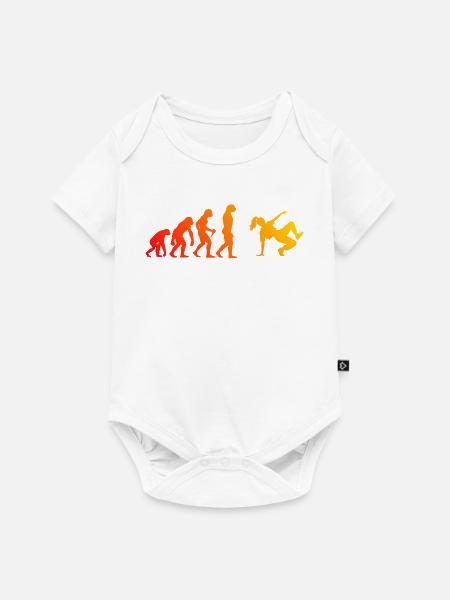 Geschenkidee für die Breakdancerin mit Streetdance - Baby Premium Kurzarmbody - Weiß