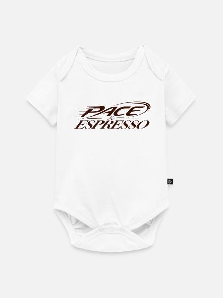 Pace Espresso - Baby Premium Kurzarmbody - Weiß
