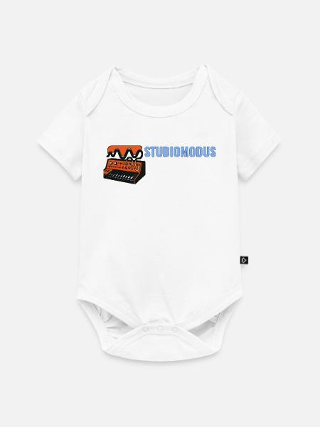 Studiomodus. – Bedroom Producer / Synth – Motiv. - Baby Premium Kurzarmbody - Weiß