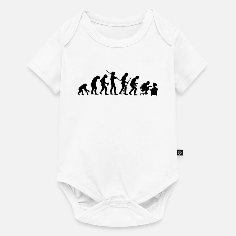 Évolution - Body à manches courtes Premium Bébé - blanc