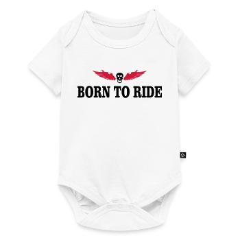 Cadeaux drôles pour les motards - Body à manches courtes Premium Bébé - blanc - Devant