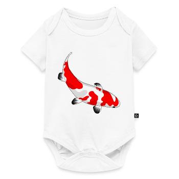 koi - Body à manches courtes Premium Bébé - blanc - Devant