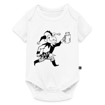 clown harlekin hofnarr kasper komiker narr witzbol - Baby Premium Kurzarmbody - Weiß - Vorne