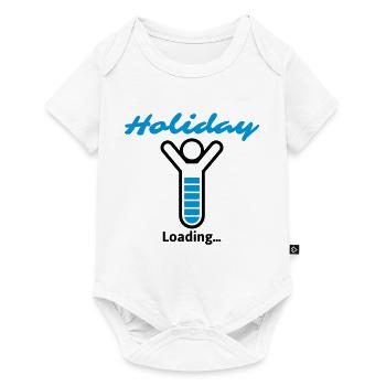 Holiday Loading... - Baby Premium Kurzarmbody - Weiß - Vorne