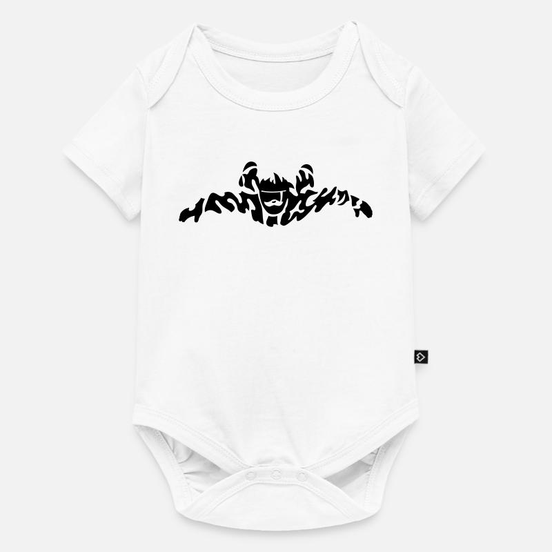 Skydiver - Baby Premium Kurzarmbody - Weiß
