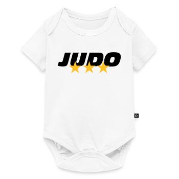 [ Judo ] - Baby Premium short-sleeve bodysuit - white - Front
