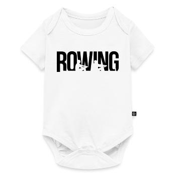 rowing Rudern - Baby Premium Kurzarmbody - Weiß - Vorne
