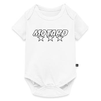 Motard - Body à manches courtes Premium Bébé - blanc - Devant