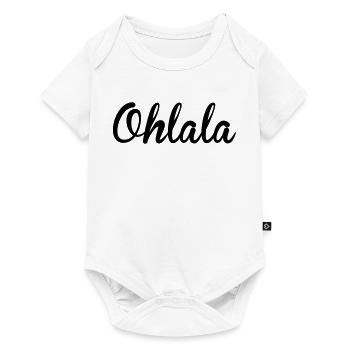 Ohlala / France / Paris / Mode / French / Luxe - Baby Premium short-sleeve bodysuit - white - Front