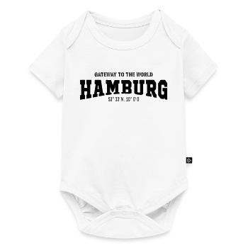 HAMBURG - Baby Premium short-sleeve bodysuit - white - Front