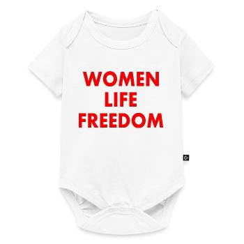 Women life freedom - Body à manches courtes Premium Bébé - blanc - Devant