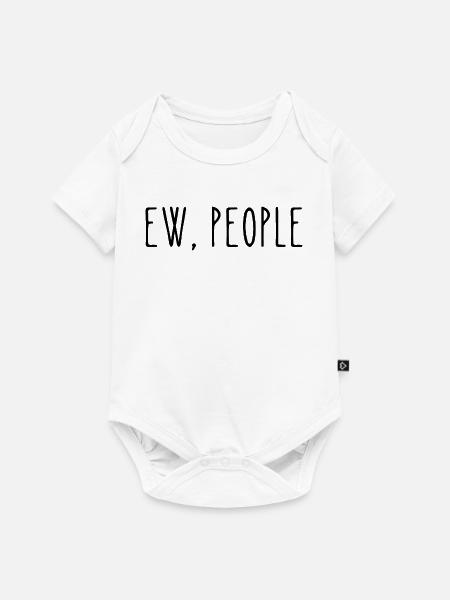 EW, MENSCHEN - Baby Premium Kurzarmbody - Weiß