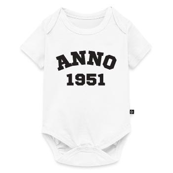 Anno 1951 Birthday Year of birth - Baby Premium short-sleeve bodysuit - white - Front