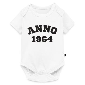 Anno 1964 Geburtstag Geburtsjahr - Baby Premium Kurzarmbody - Weiß - Vorne