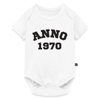 Anno 1970 Birthday Year of birth - Baby Premium short-sleeve bodysuit - white - Front
