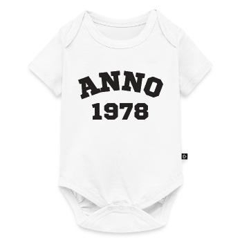 Anno 1978 Birthday Year of birth - Baby Premium short-sleeve bodysuit - white - Front