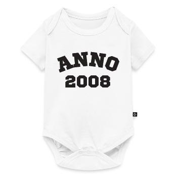 Anno 2008 Birthday Year of birth - Baby Premium short-sleeve bodysuit - white - Front