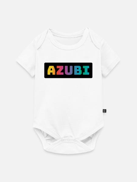 Azubi Tshirt coloured black - Baby Premium Kurzarmbody - Weiß