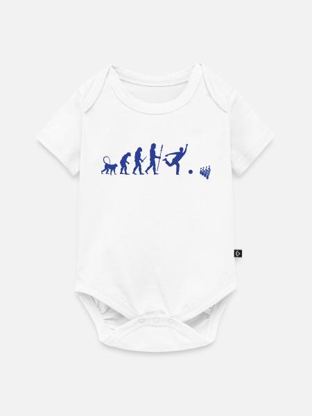 Entwicklung des Bowling - Baby Premium Kurzarmbody - Weiß