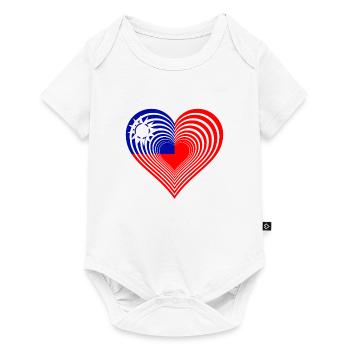 Taiwan taiwan - Baby Premium Kurzarmbody - Weiß - Vorne